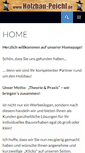 Mobile Screenshot of holzbau-peichl.de